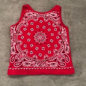 COPY - Red tank top size 6X